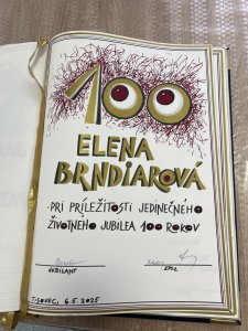 Oslava životného jubilea 100 rokov