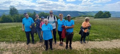 Pochod seniorov Lučatínskym chotárom