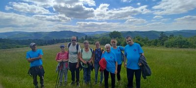 Pochod seniorov Lučatínskym chotárom