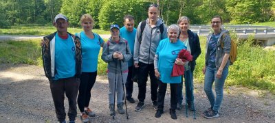 Pochod seniorov Lučatínskym chotárom